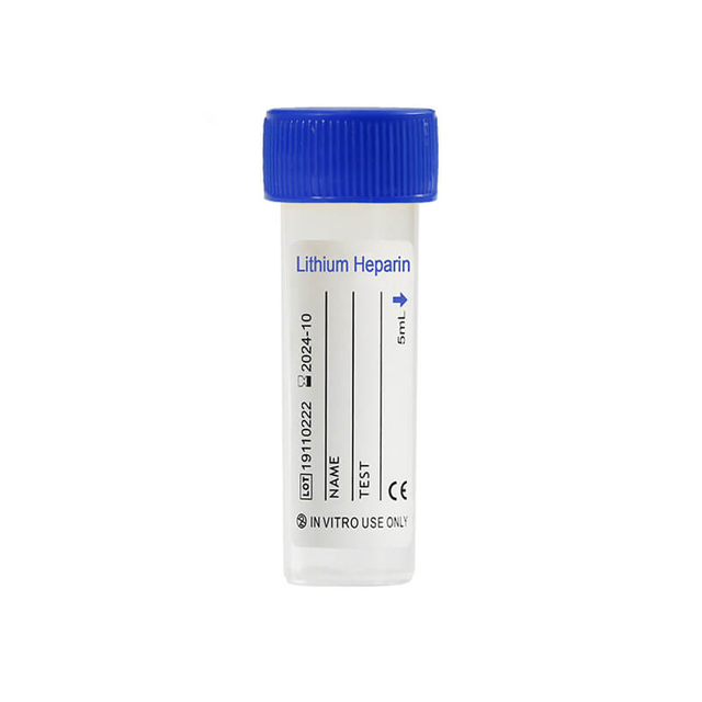 NBM04SC Screw Cap Lithium Heparin Container