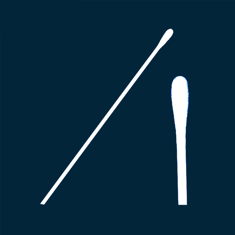 NBLS-A03 Rayon Fiber Tip PS Stick Sampling Swab