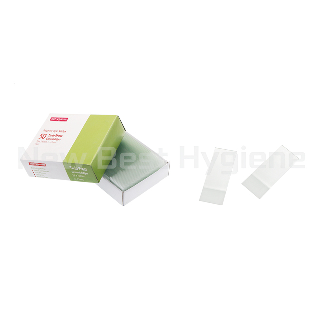 7107 double frosted end, grounded edge Glass Slide