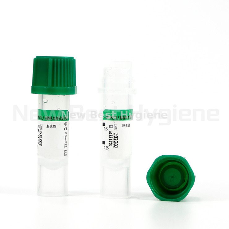 NBM05PC Geen top micro blood collection tube