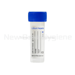 NBVM04SC screw cap blue top lithium heparin tube