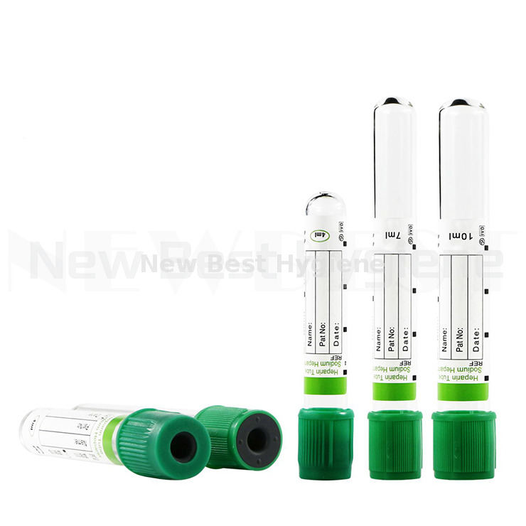 NBV007 Green top Sodium heprarin tube