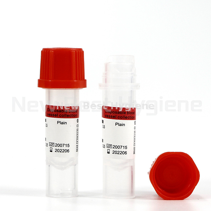 NBM01PC Red top micro blood collection tube