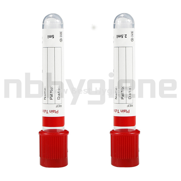 NV001 NON vacuum blood collection tube, plain tube